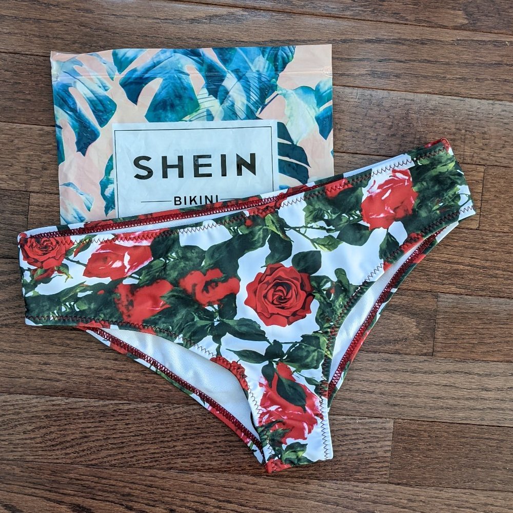 Rose Print Bikini Bottom